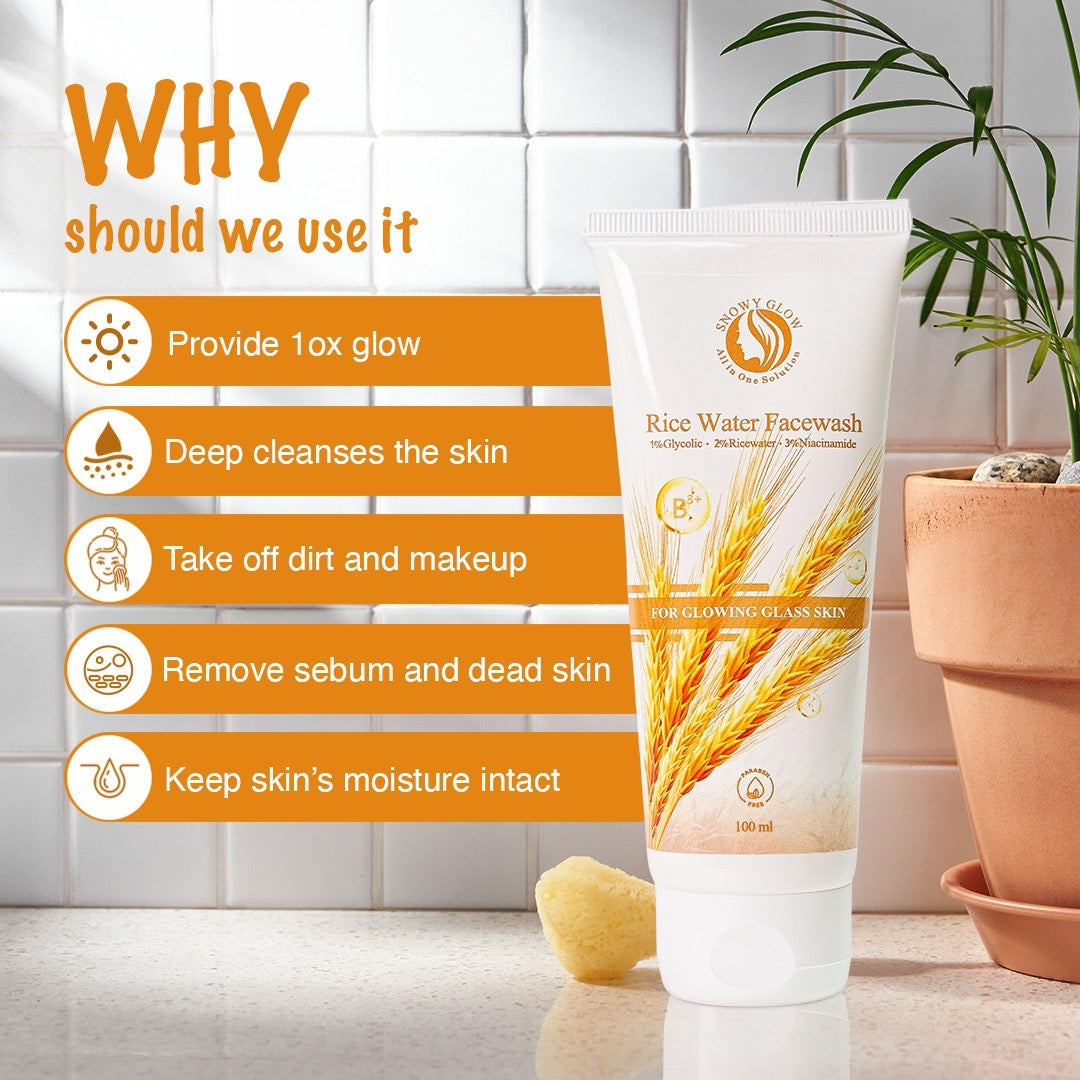 But 1 Get 1 Free Rice Water Facewash