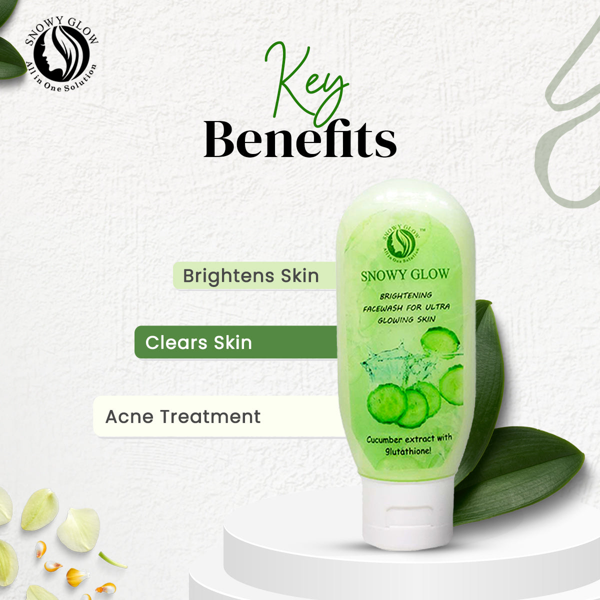 Night repair brightening cream + Cucumber face-wash for ultra glowing skin