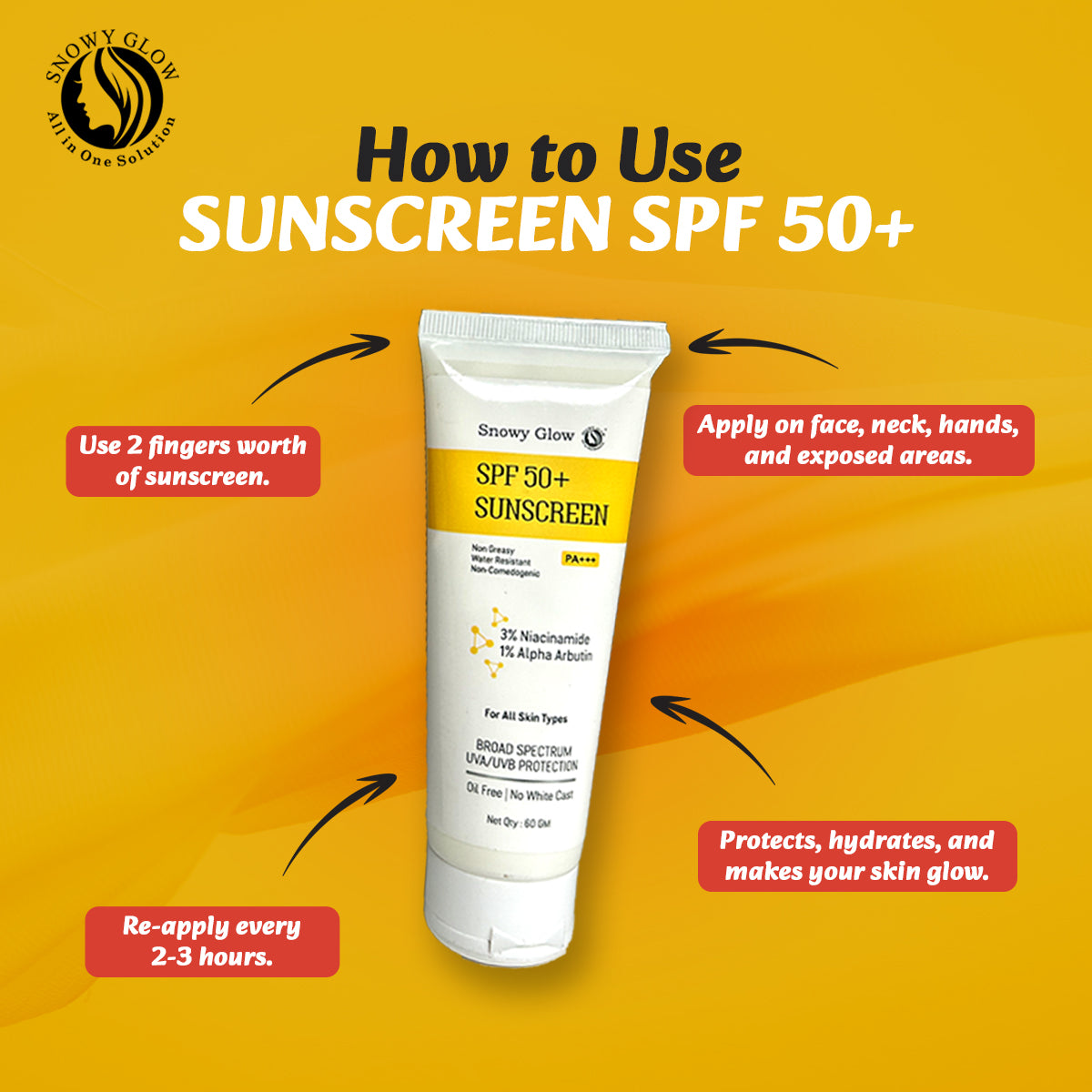 Sunscreen SPF 50+