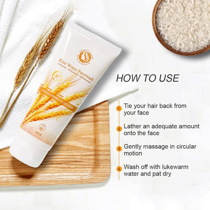 Rice water brightening facewash