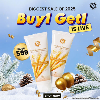 But 1 Get 1 Free Rice Water Facewash