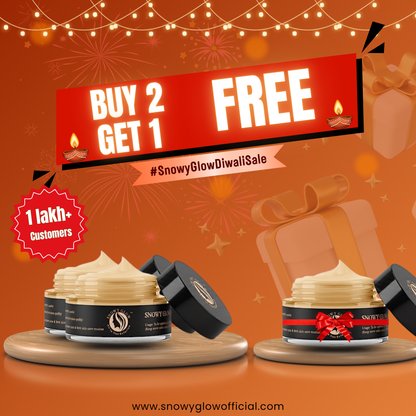 Buy 2 Night Cream & Get 1 FREE ( Snowy Glow Night Brightening Cream )