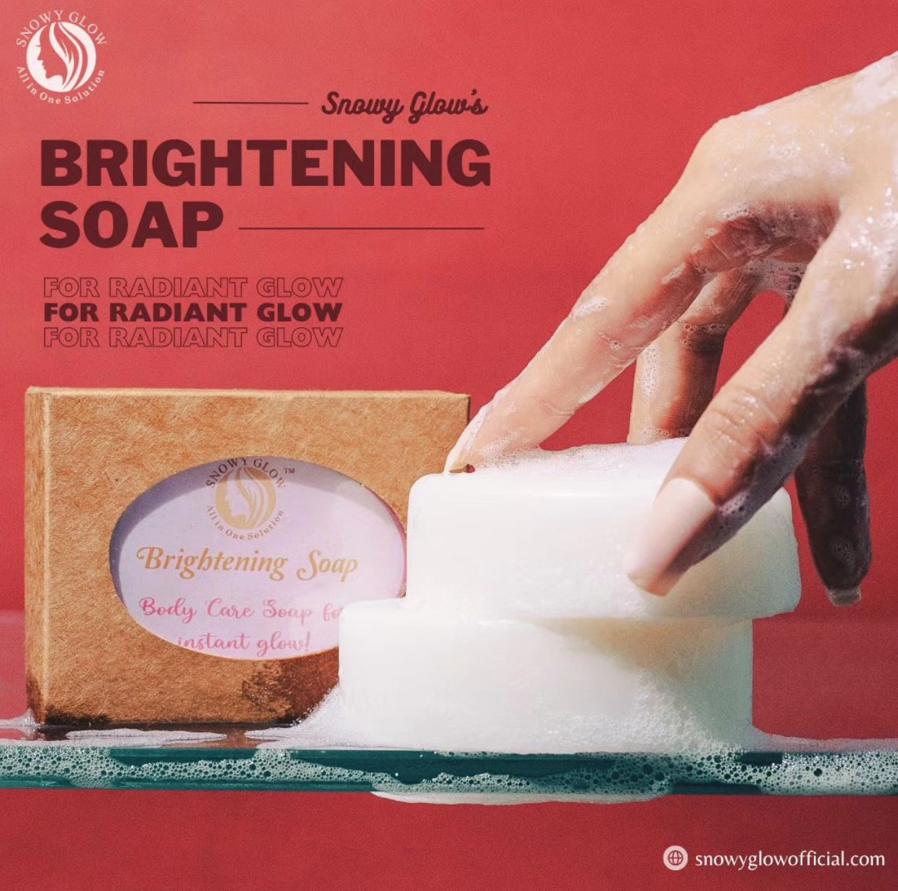 Body brightening lotion, Body soap